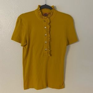 Tory Burch ruffle polo